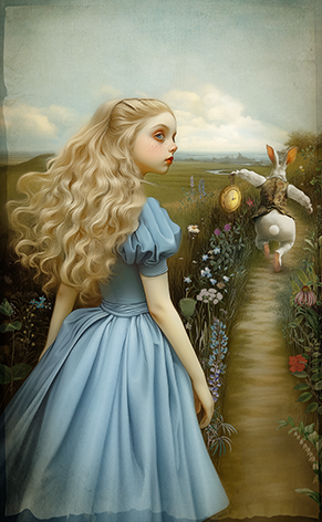 I'm Late - Alice in Wonderland.